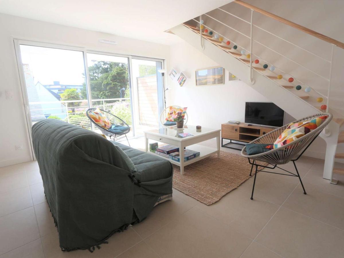 Duplex Lumineux A Benodet: Plage Et Thalasso A Pied, Terrasse, Parking Et Abri Velo Inclus - Fr-1-481-117 Exteriér fotografie