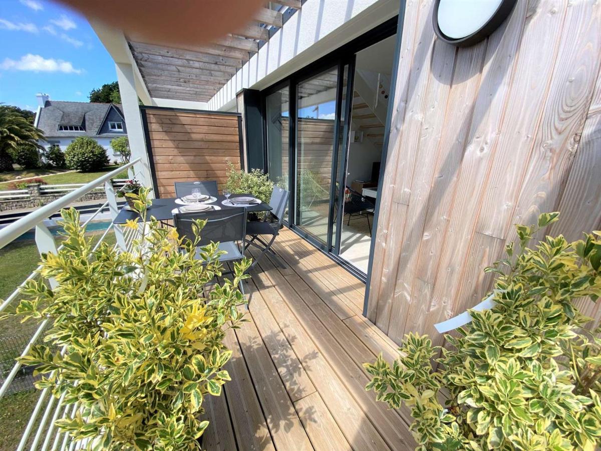 Duplex Lumineux A Benodet: Plage Et Thalasso A Pied, Terrasse, Parking Et Abri Velo Inclus - Fr-1-481-117 Exteriér fotografie